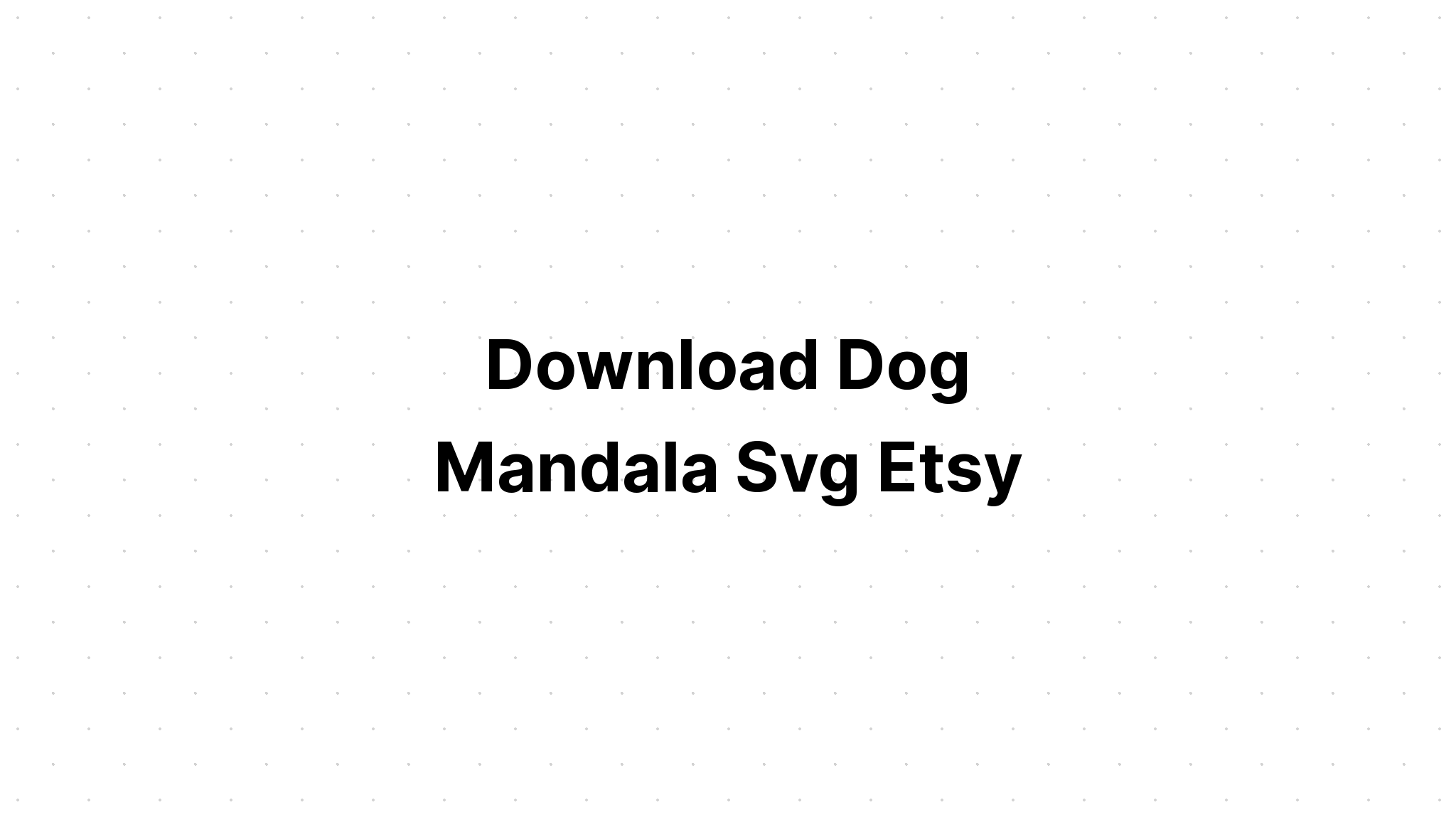 Download Dog Paw Mandala Svg Free - Layered SVG Cut File